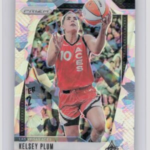 2024-25 Panini Prizm WNBA Kelsey Plum Ice Prizms #77 Aces