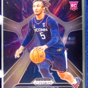 2024-25 Prizm Draft Picks Stephon Castle RC #15 Huskies Deep Space Prizms Silver