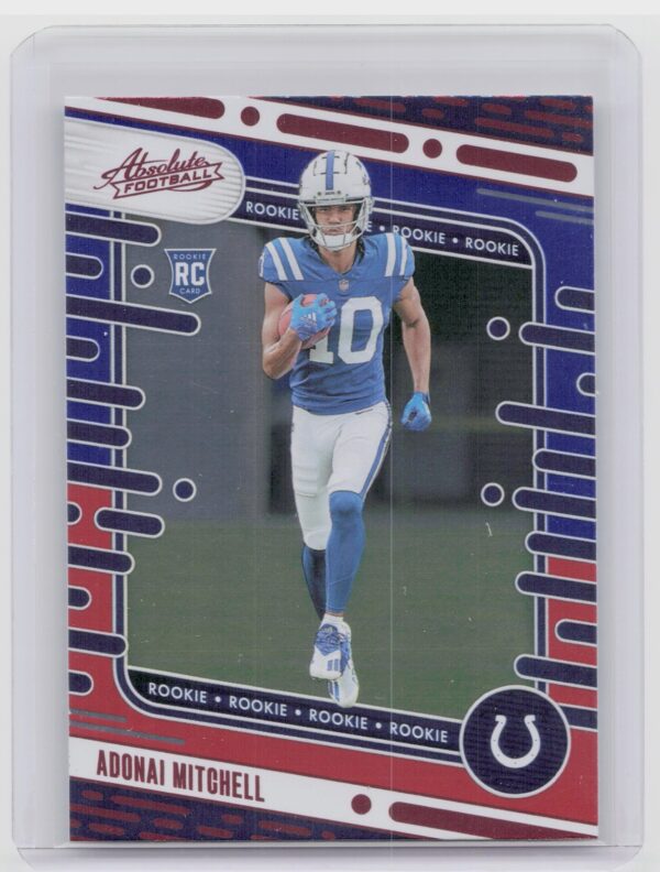 2024 Absolute Adonai Mitchell Red and Blue RC 151 Colts