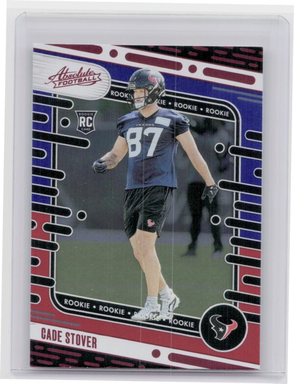 2024 Absolute Cade Stover Red and Blue RC 185 Texans