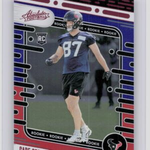 2024 Absolute Cade Stover Red and Blue RC 185 Texans