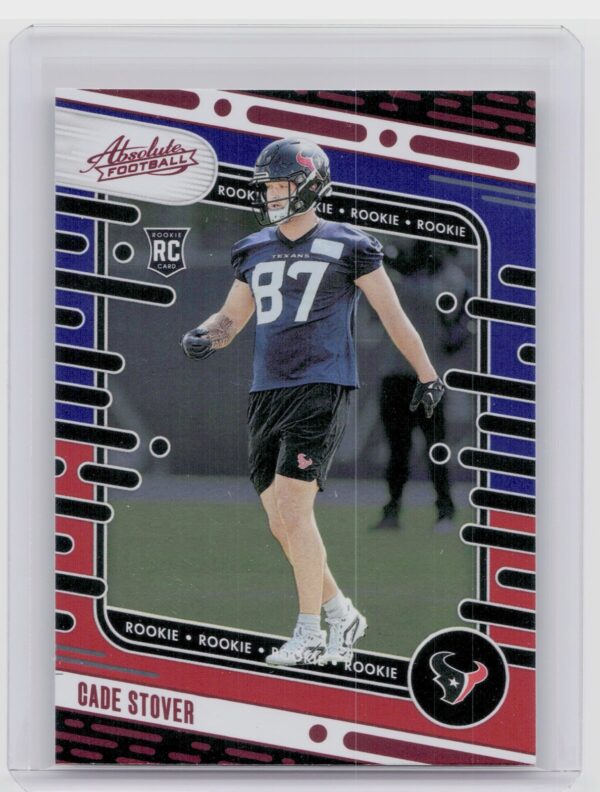 2024 Absolute Cade Stover Red and Blue RC 185 Texans
