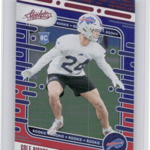 2024 Absolute Cole Bishop Red and Blue RC 157 Bills