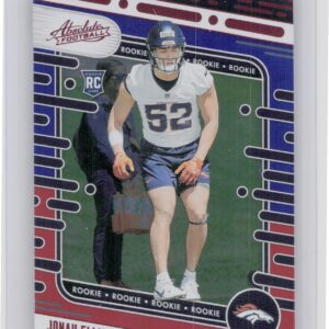 2024 Absolute Jonah Elliss Red and Blue RC 164 Broncos