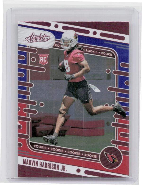 2024 Absolute Marvin Harrison Jr. Red and Blue RC 104 Cardinals