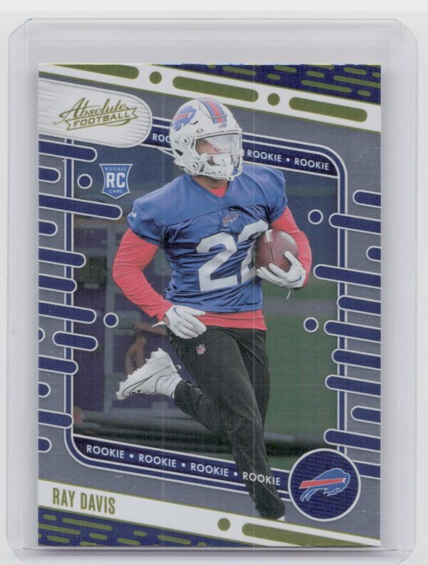 2024 Absolute Ray Davis Yellow RC 188 Bills