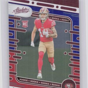 2024 Absolute Ricky Pearsall Red and Blue RC #131 49ers