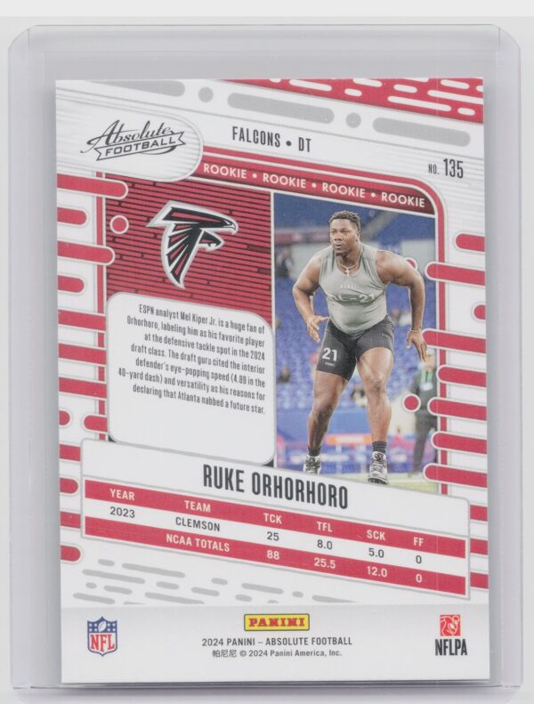2024 Absolute Ruke Orhorhoro RC 135 Falcons - Image 3
