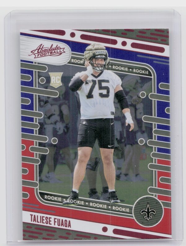 2024 Absolute Taliese Fuaga Red and Blue RC 114 Saints