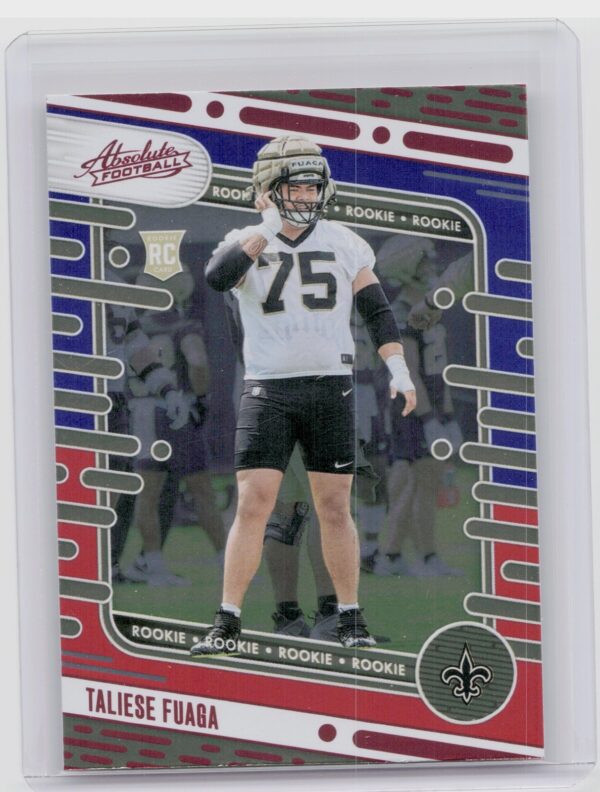 2024 Absolute Taliese Fuaga Red and Blue RC 114 Saints