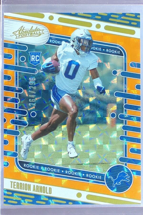 2024 Absolute Terrion Arnold Orange Mosaic /299 RC 124 Lions