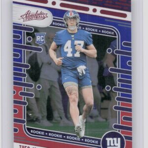 2024 Absolute Theo Johnson Red and Blue RC 179 Giants
