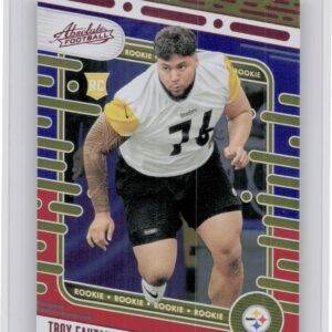 2024 Absolute Troy Fautanu Red and Blue RC 120 Steelers