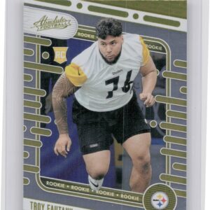 2024 Absolute Troy Fautanu Yellow RC 120 Steelers