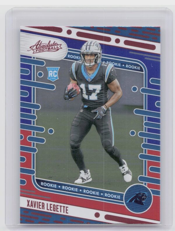 2024 Absolute Xavier Legette Red and Blue RC 132 Panthers