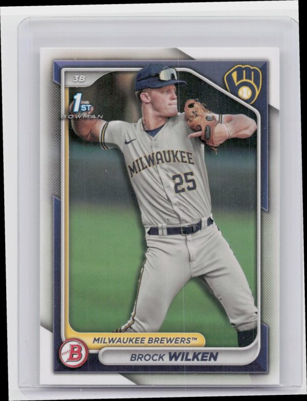 2024 Bowman Brock Wilken #BP-86 Brewers Prospects
