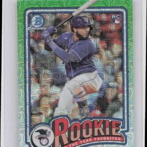 2024 Bowman Junior Caminero #ROY-8 Rays Rookie of the Year Favorites Mojo Ref