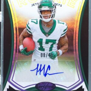 2024 Certified Malachi Corley Auto /49 RC RS-MCY Jets Rookie Signatures