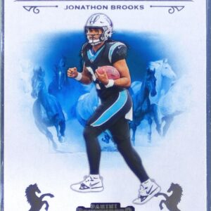 2024 Contenders Jonathon Brooks RC #23 Panthers Rookie Stallions