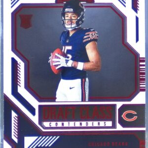 2024 Contenders Rome Odunze RC #13 Bears Draft Class Contenders Red
