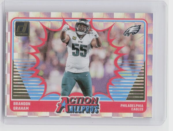 2024 Donruss Brandon Graham #6 Eagles Action All Pros