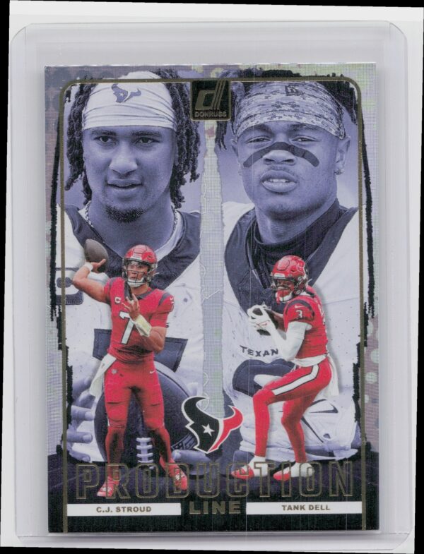 2024 Donruss C.J. Stroud / Tank Dell 7 Texans Production Line