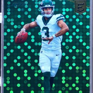 2024 Donruss Elite Jordan Travis Green Disco 145 Jets