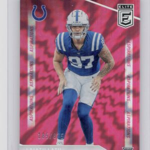 2024 Donruss Elite Laiatu Latu Status Explosion /875 160 Colts