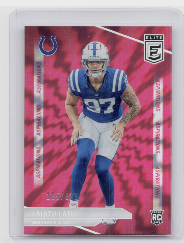 2024 Donruss Elite Laiatu Latu Status Explosion /875 160 Colts
