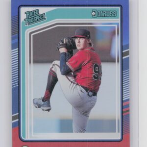 2024 Donruss Hurston Waldrep Red and Blue #125 Braves