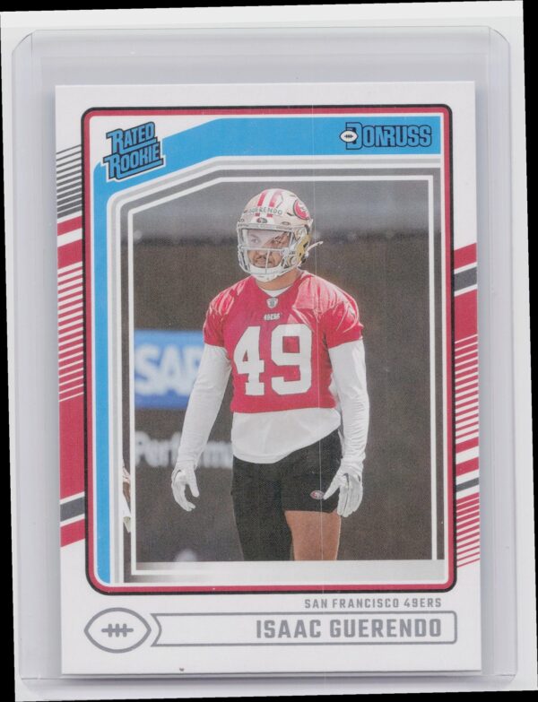 2024 Donruss Isaac Guerndo Rated Rookie RC 336 49ers