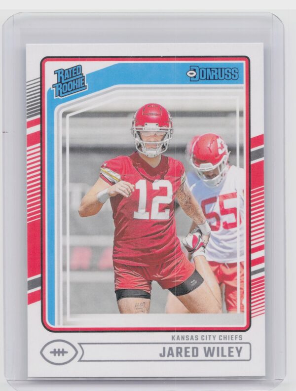 2024 Donruss Jared Wiley RC 387 Chiefs