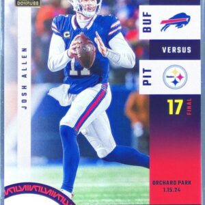 2024 Donruss Josh Allen #SBWC6 Bills Road to the Super Bowl Wild Card