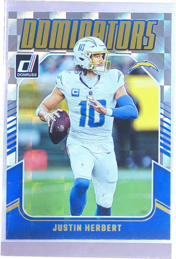 2024 Donruss Justin Herbert 6 Chargers Dominators