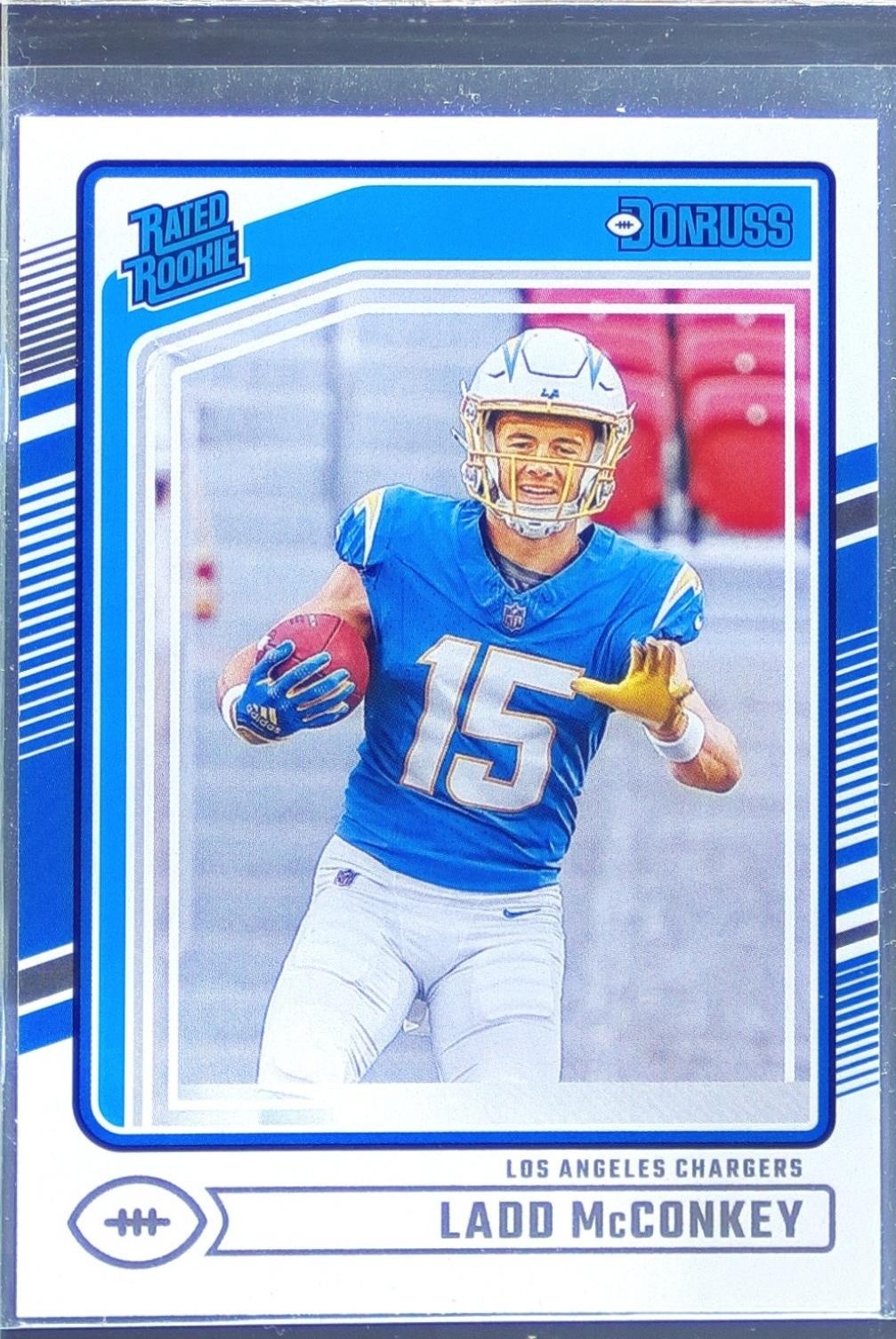 2024 Donruss Ladd Mcconkey RC #328 Chargers