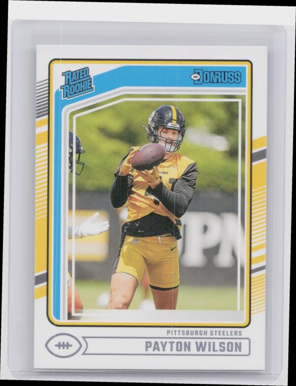 2024 Donruss Payton Wilson RC 342 Steelers