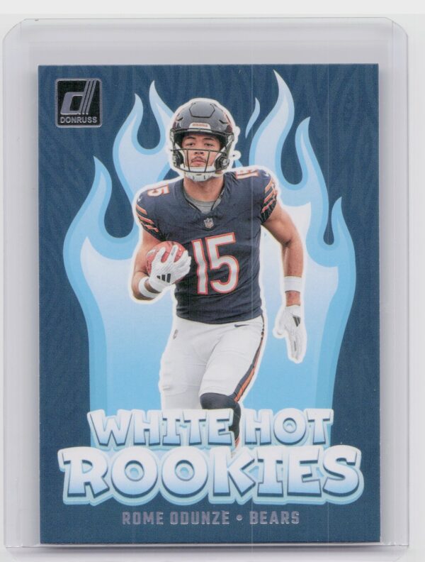 2024 Donruss Rome Odunze WH2 Bears White Hot Rookies