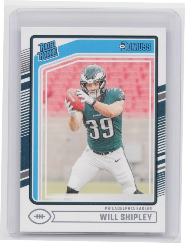 2024 Donruss Will Shipley Rated Rookie 312 Eagles