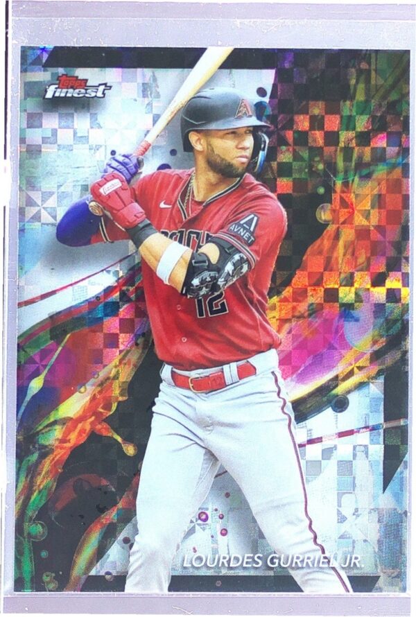 2024 Finest Lourdes Gurriel Jr. Checkerboard Refractors #37 Diamondbacks