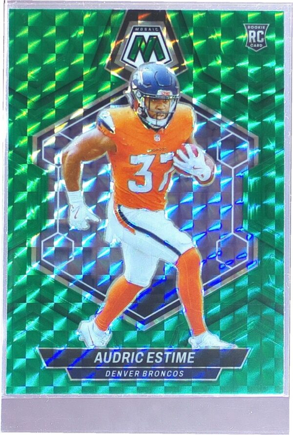 2024 Mosaic Audric Estime Mosaic Green 392 Broncos