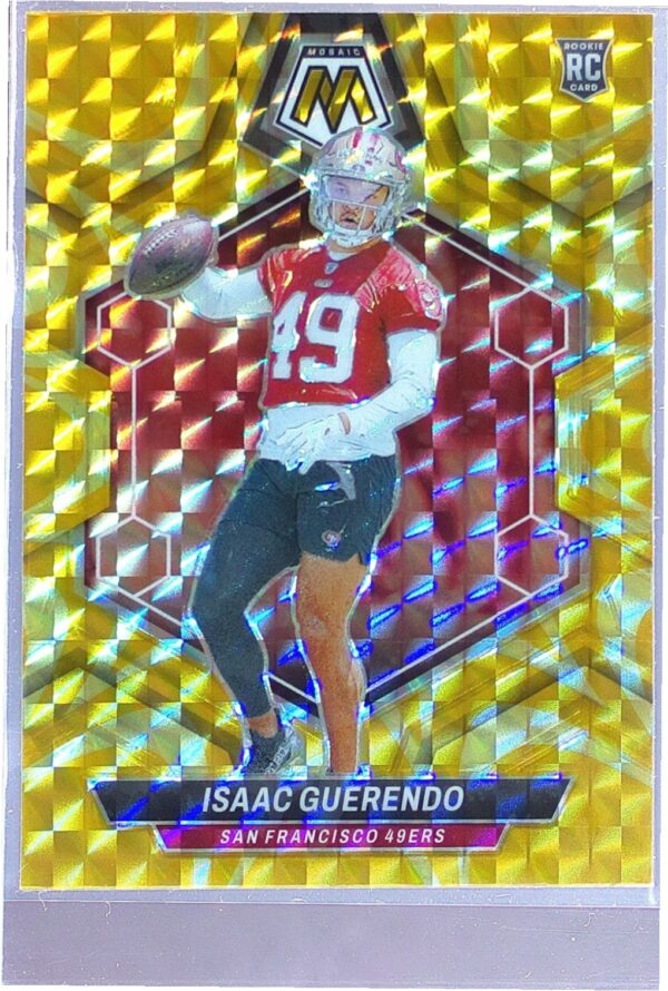 2024 Mosaic Isaac Guerendo Mosaic Reactive Yellow 388 49ers
