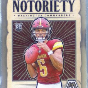 2024 Mosaic Jayden Daniels RC #19 Commanders Notoriety