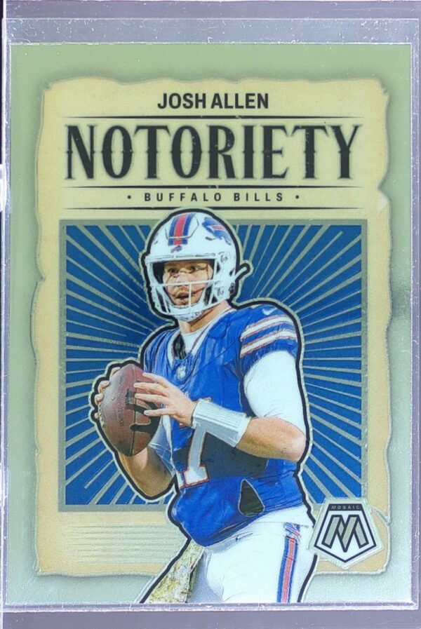 2024 Mosaic Josh Allen 4 Bills Notoriety