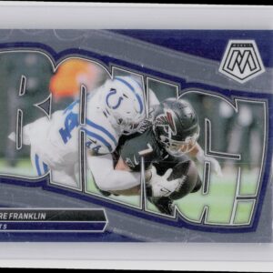 2024 Panini Mosaic Zaire Franklin 7 Colts Bang! Mosaic