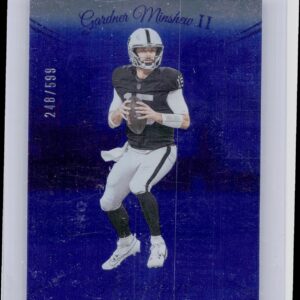 2024 Panini Prestige Gardner Minshew II Blue Xtra Points 154 Raiders