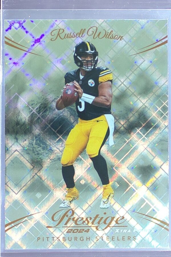 2024 Panini Prestige Russell Wilson Diamond Xtra Points 247 Steelers