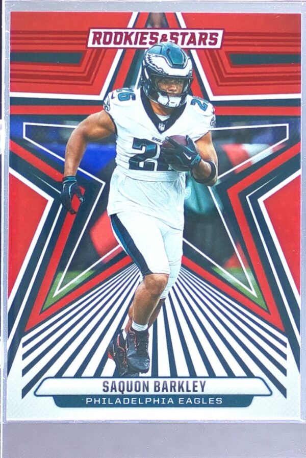 2024 Panini Rookies & Stars Saquon Barkley Red 77 Eagles