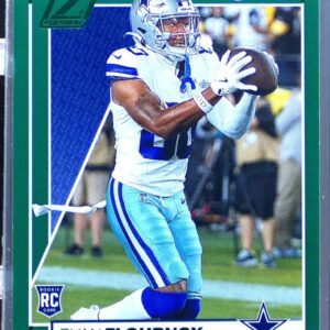 2024 Panini Zenith Ryan Flournoy Two Minute Drill RC #188 Cowboys
