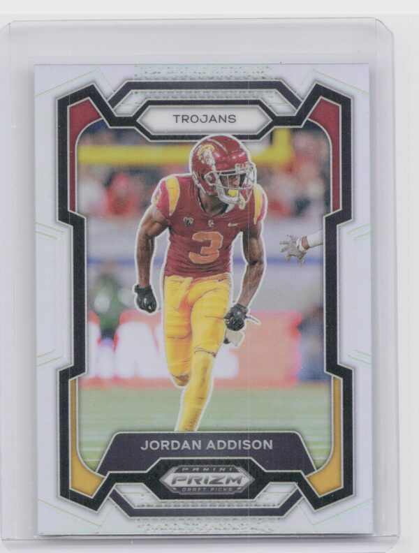2024 Prizm Collegiate Draft Picks Jordan Addison Silver 84 Trojans