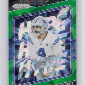 2024 Prizm Dak Prescott 1 Cowboys Hype Green Ice Prizm